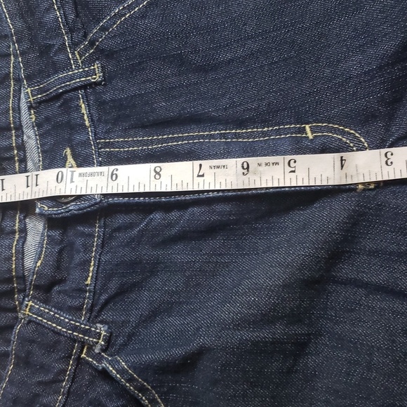 Edge Men's denim dark blue jeans straight 34 x 32 - Picture 4 of 8